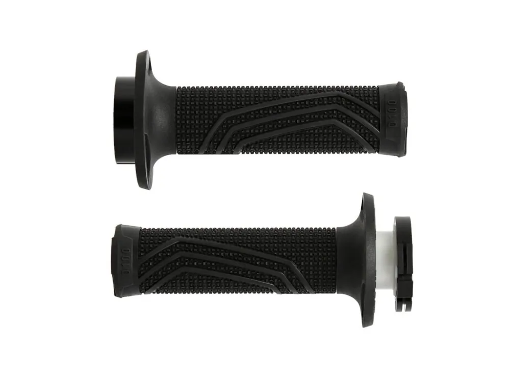 Akční Nabídka Gripy LOCK-ON D100 (offroad) délka 125/130 mm (4 vačky), DOMINO (černé)