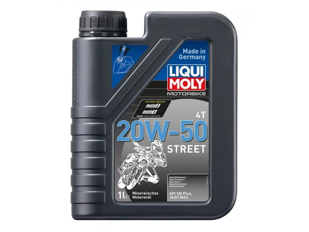 Speciální Cena Minerální motorový olej 4T 20W50 Street LIQUI MOLY 1l