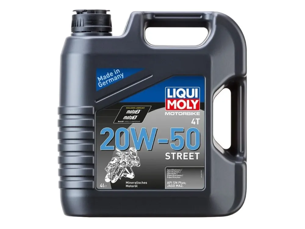 Minerální motorový olej 4T 20W50 Street LIQUI MOLY 4l Výhodná Nabídka