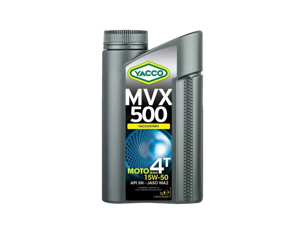 Motorový olej YACCO MVX 500 4T 15W50, YACCO 1l Omezená Nabídka