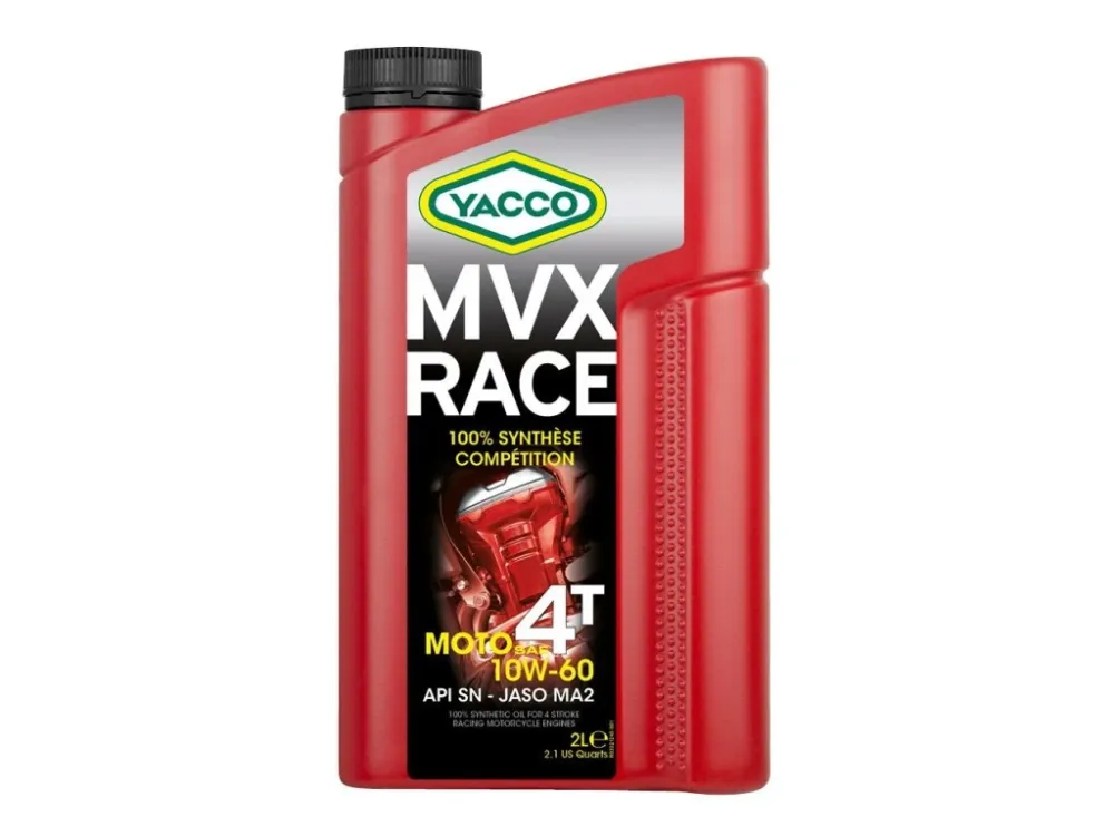 Levný Motorový olej YACCO MVX RACE 4T 10W60, YACCO 2l