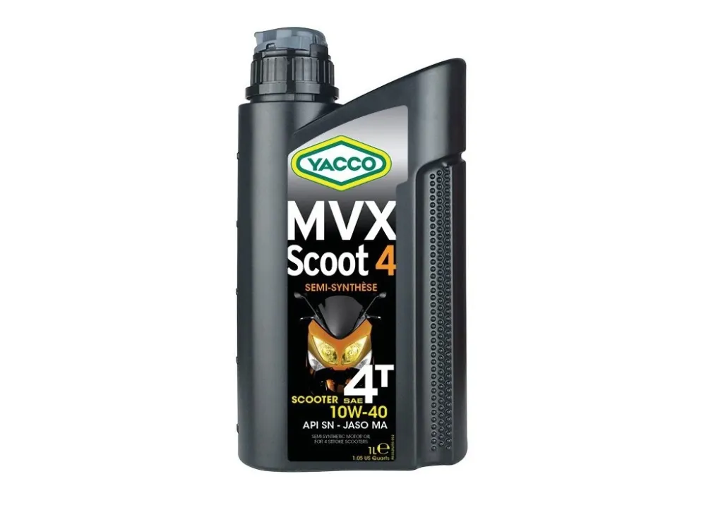 Finální Výprodej Motorový olej YACCO MVX SCOOT 4T 10W40 YACCO 1l