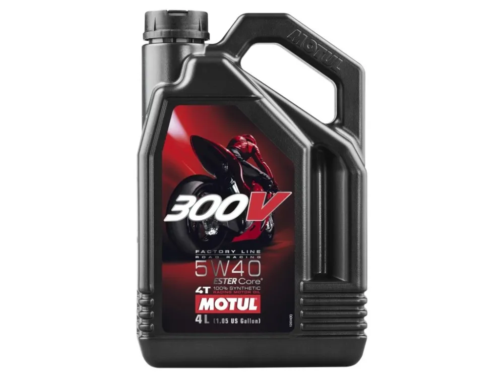 Novinka Olej MOTUL 300V 5W40 4T FL 4 l
