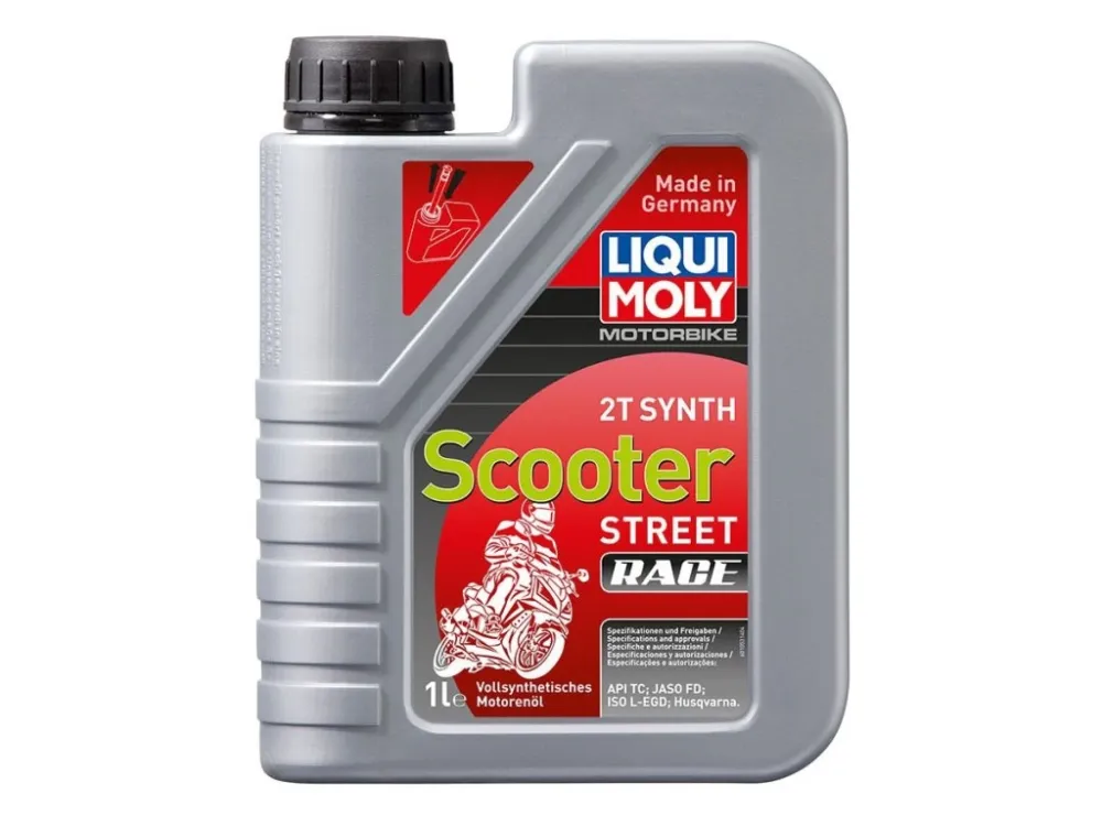Plně syntetický motorový olej 2T Scooter LIQUI MOLY 1l Sezónní Sleva