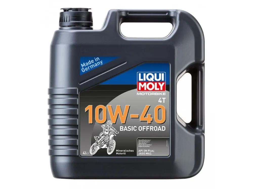 Tovární Cena Plně syntetický motorový olej 4T 10W40 LIQUI MOLY Basic Offroad 4l