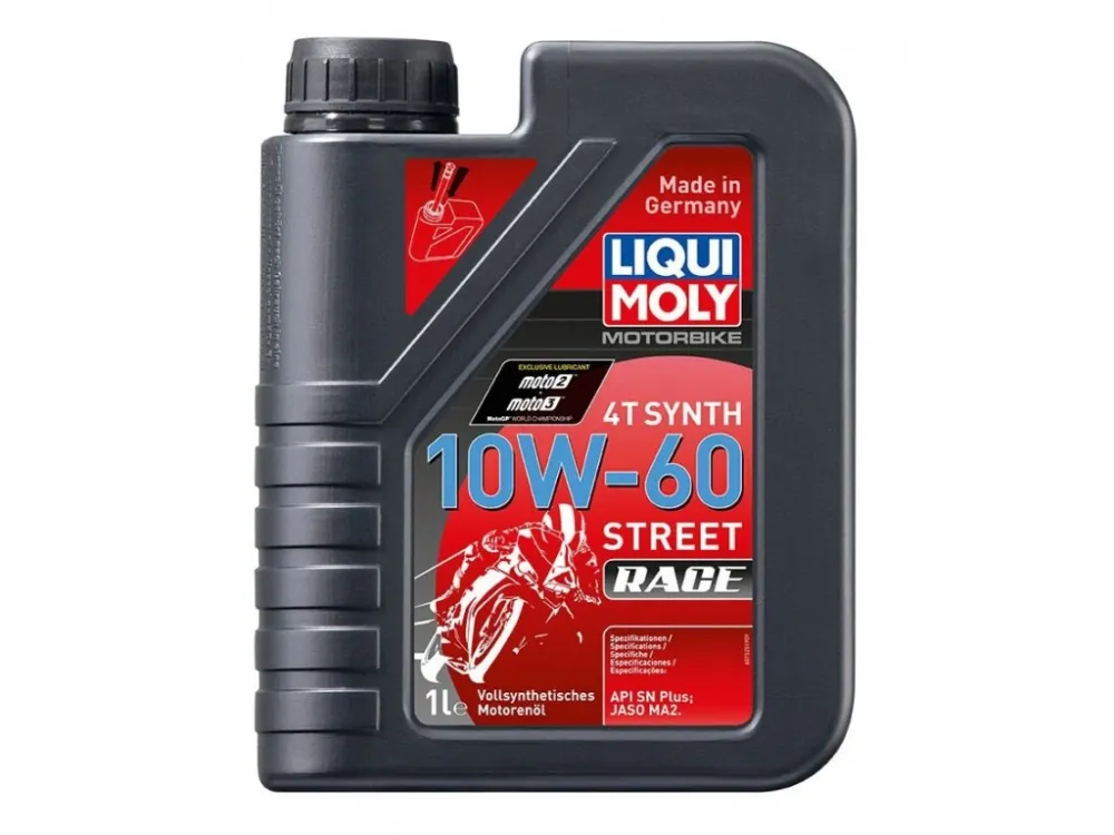 Akční Cena Plně syntetický motorový olej 4T 10W60 LIQUI MOLY 1l