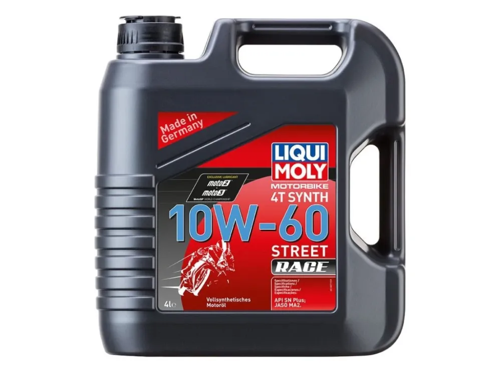 Plně syntetický motorový olej 4T 10W60 LIQUI MOLY 4l Výprodej