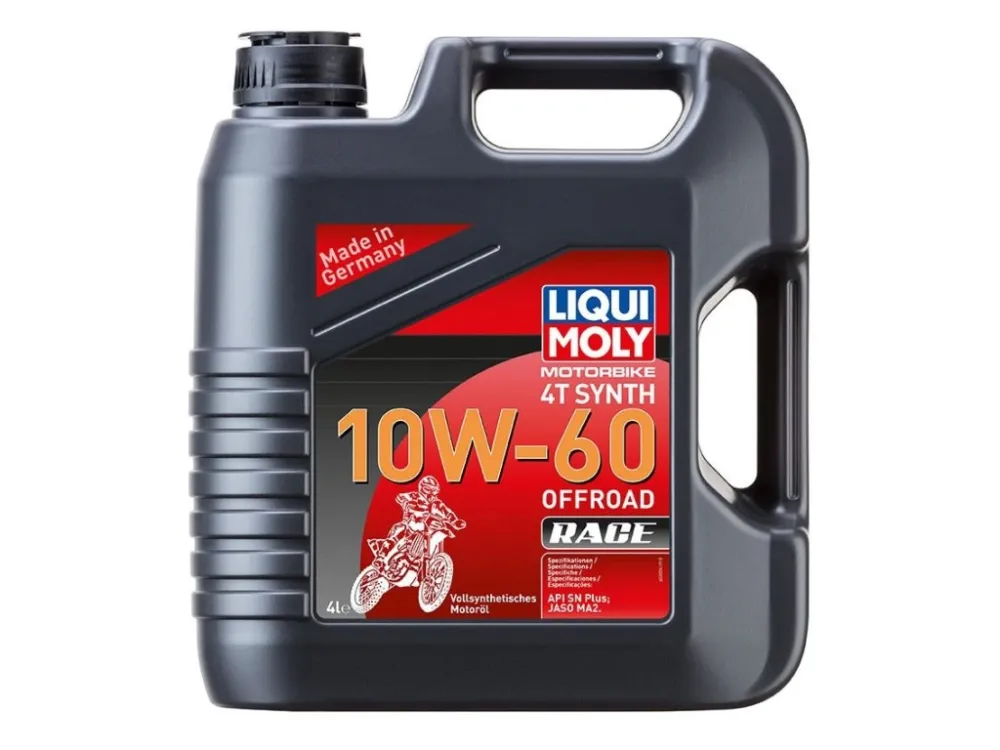 Značkový Plně syntetický motorový olej 4T 10W60 offroud LIQUI MOLY 4l