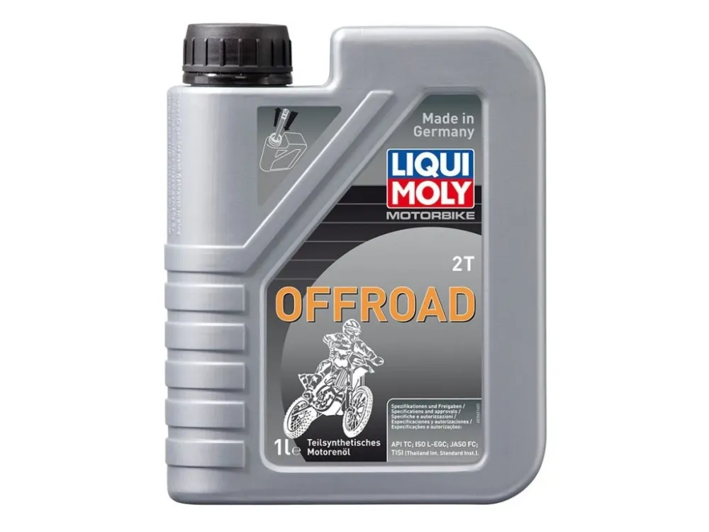 Polosyntetický motorový olej 2T Offroud LIQUI MOLY 1l Sleva