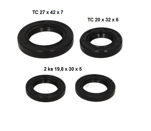 sada gufer simerinků motoru 152QMI/157QMJ (GY6 125-150) 4T Akce