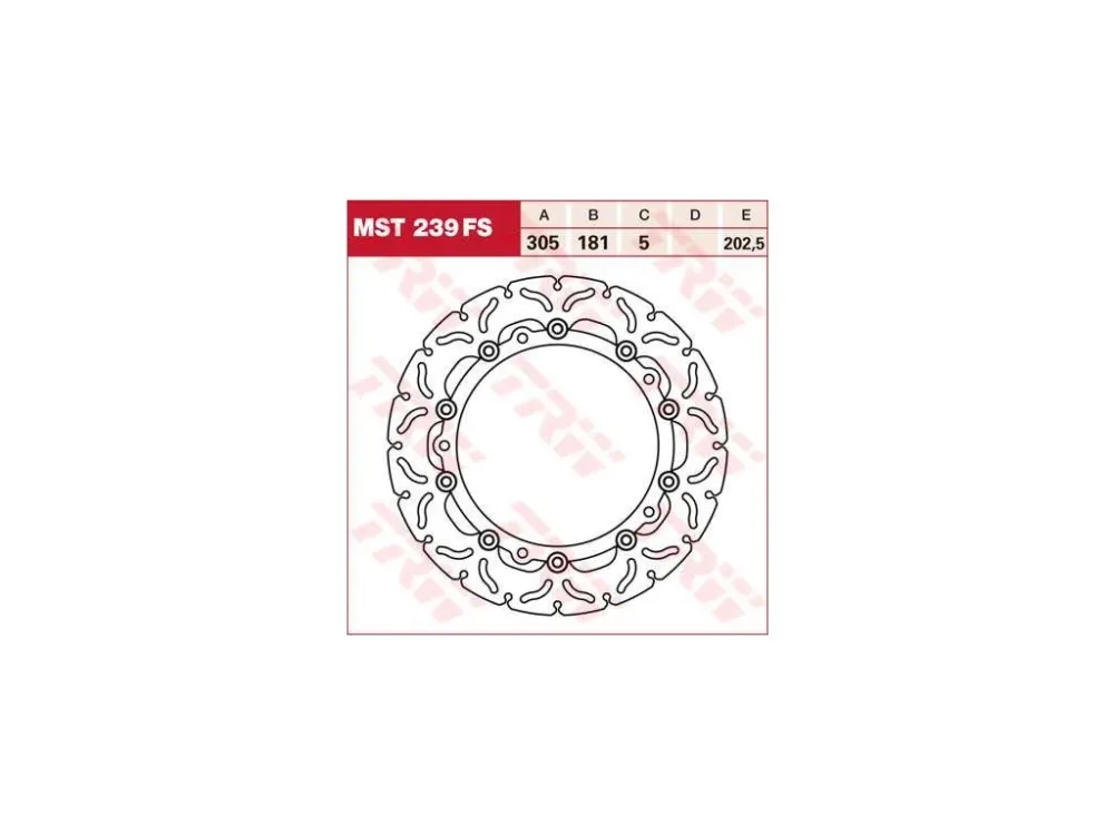 TRW MST239FS brzdový kotouč Pouze Dnes