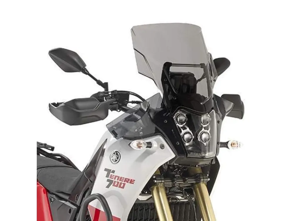 Poslední Šance Kappa KD2145S přední plexi, zatmavené 39,5 x 39,5 cm (výška x šířka) pro YAMAHA Ténéré 700