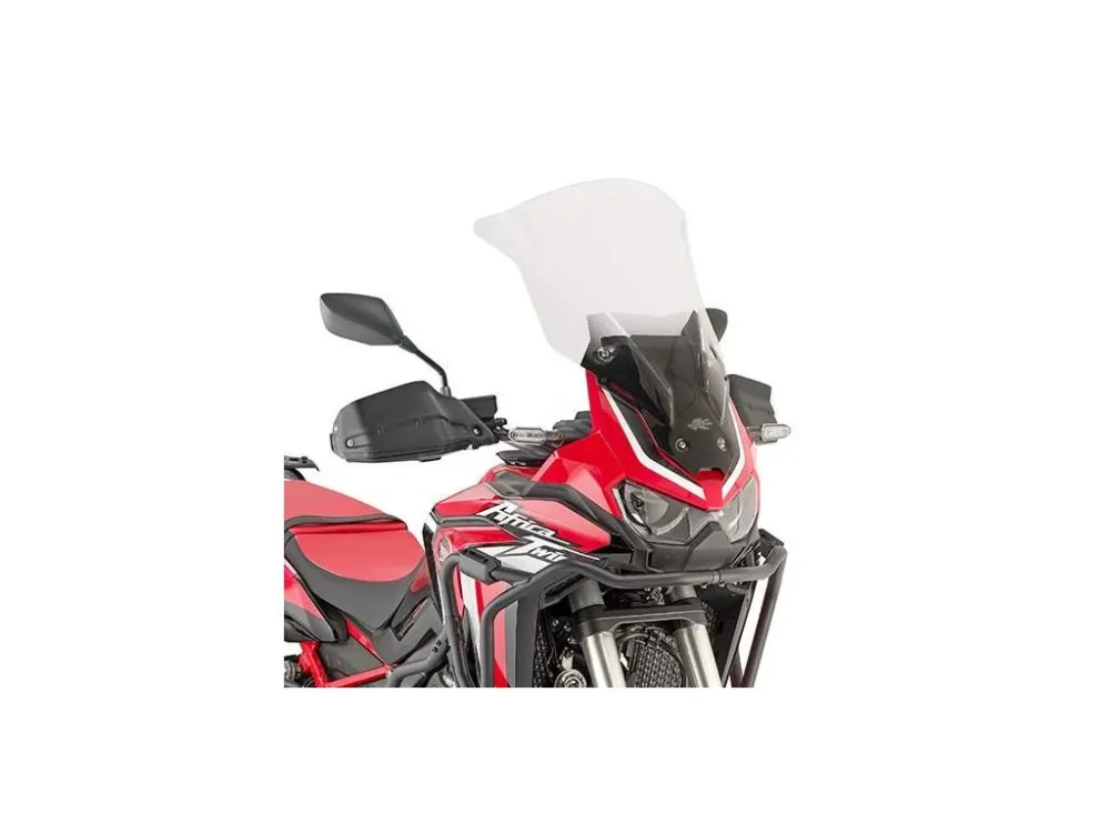 Kappa KD1179ST přední plexi čiré 57,5 x 45 cm (výška x šířka) pro HONDA CRF1100L Africa Tw Ověřený