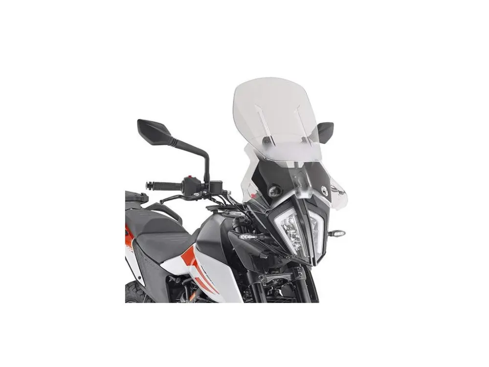 Kappa KAF7711 Airstream přední plexi, čiré. maximální výška 63,5 cm (12 cm nástavec) šířka Autentický