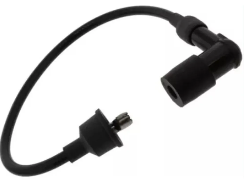Nízká Cena NGK koncovka zapalovací svíčky (fajfka) (NR 5937) zahnutá 90 barva černá, kabel 35cm, PEUG