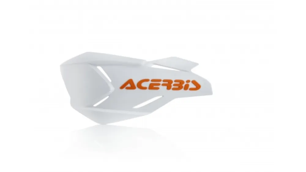 Oblíbený ACERBIS náhradní plast k chráničům páček X-FACTORY bílá/oranžová