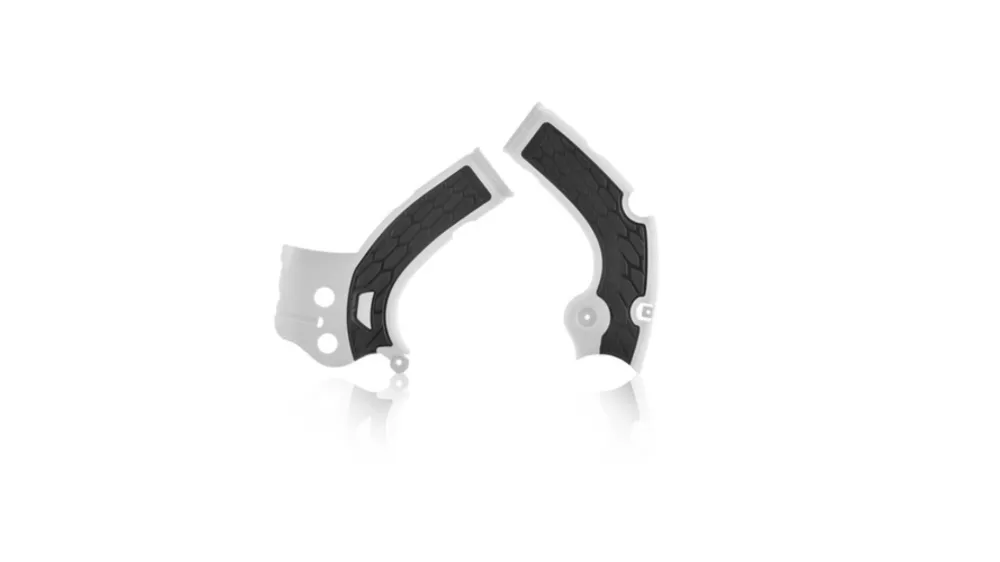 Značkový ACERBIS kryt (chránič) rámu YZF250 17/18, YZF450 16/17, WRF450 16/18, bílá/černá