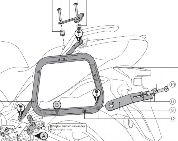 Honda CBF 500 (04-06) boční nosič EVO SW-Motech | HZmoto - vše pro motorkáře a jejich stroje Nejlepší Volba