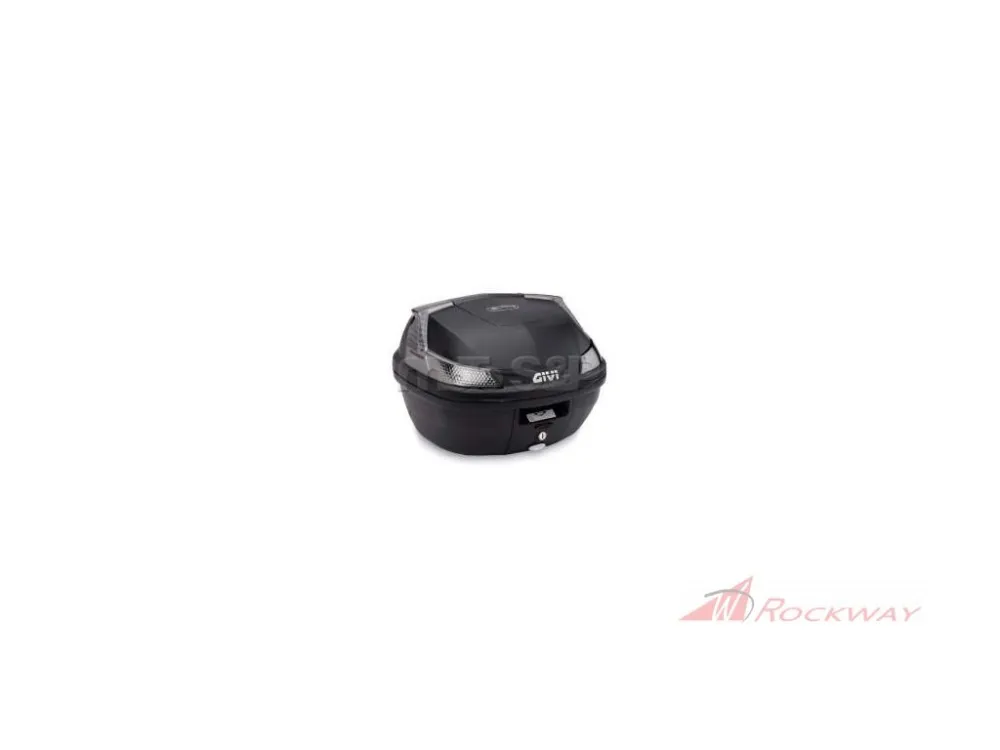 Nízká Cena kufr GIVI monolock s vlastní plotnou a čirou optikou horní B 37NT Blade TECH, obj. 37 ltr.- 5A