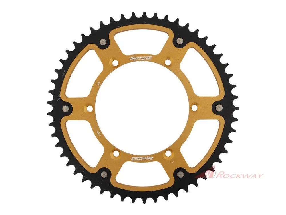 Časově Omezené Řetězová rozeta SUPERSPROX STEALTH RST-460:53-GLD zlatá 53 zubů, 520- 5A