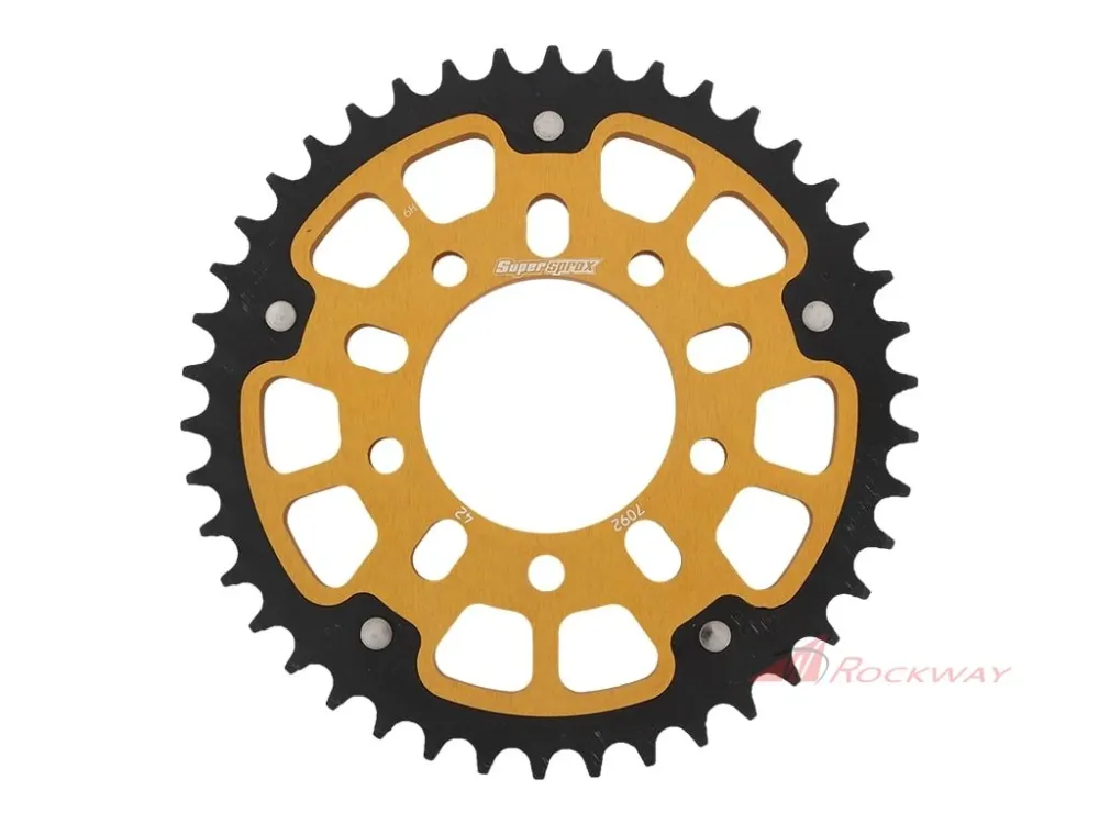 Bezpečná Platba Řetězová rozeta SUPERSPROX STEALTH RST-7092:42-GLD zlatá 42 zubů, 525- 5A