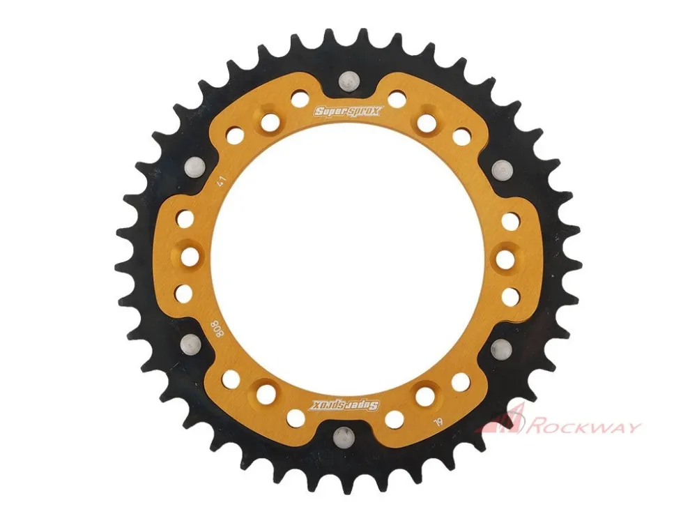 Řetězová rozeta SUPERSPROX STEALTH RST-808:41-GLD zlatá 41 zubů, 520- 5A Ověřený