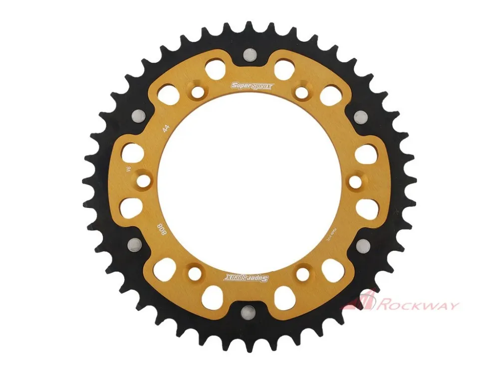 Řetězová rozeta SUPERSPROX STEALTH RST-808:44-GLD zlatá 44 zubů, 520- 5A Doprava Zdarma