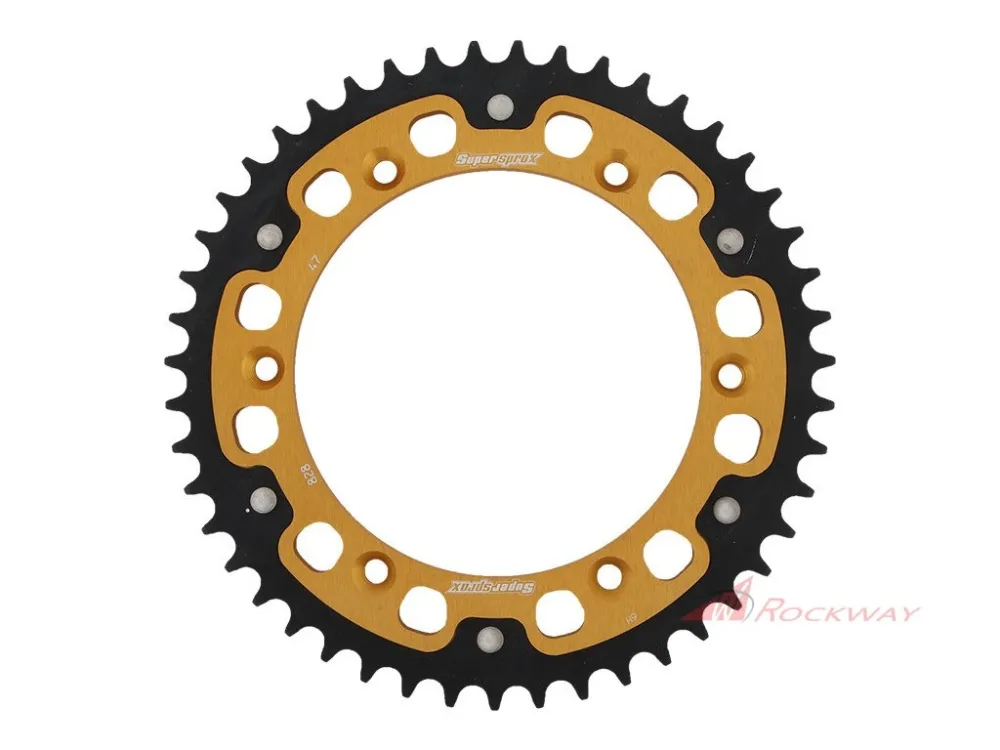 Autentický Řetězová rozeta SUPERSPROX STEALTH RST-828:47-GLD zlatá 47 zubů, 520- 5A