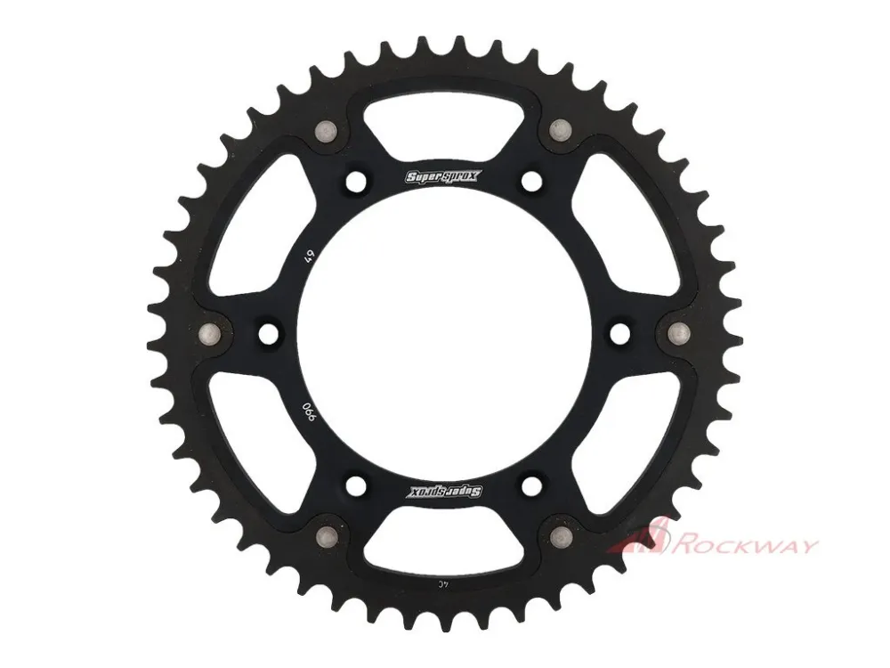 Super Cena Řetězová rozeta SUPERSPROX STEALTH RST-990:49-BLK černý 49 zubů, 520- 5A