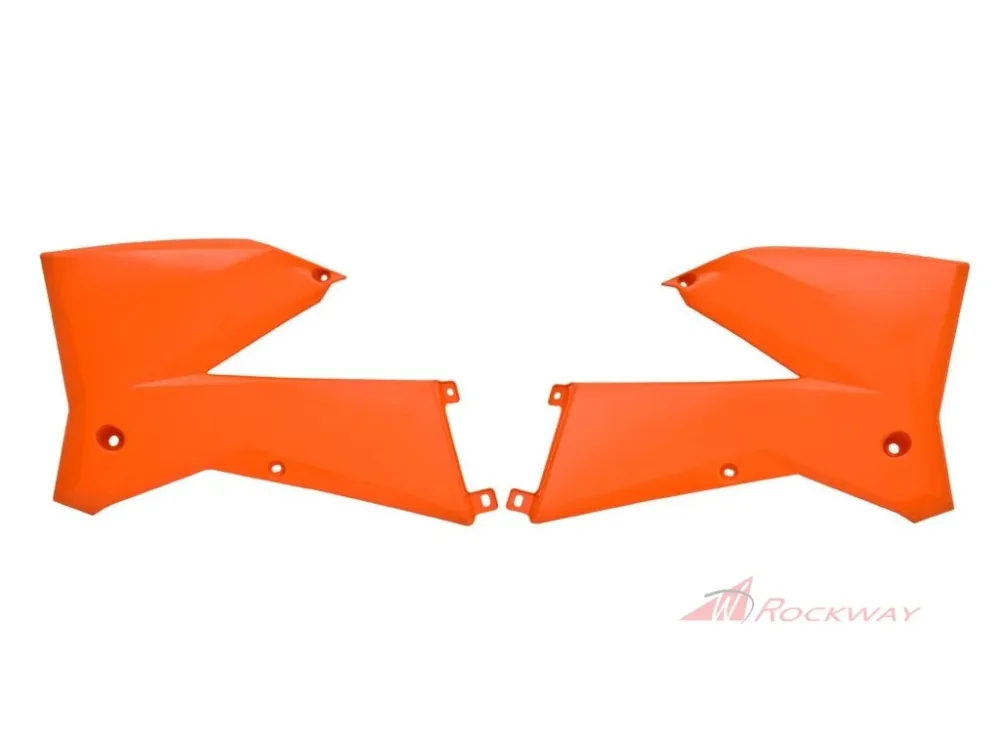 spoilery chladiče KTM, RTECH (oranžové, pár)- 5A Rychlé Dodání