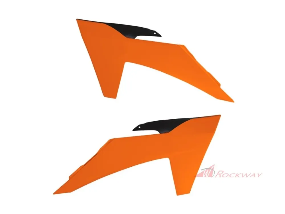 spoilery chladiče KTM, RTECH (oranžovo-černé, pár)- 5A Objednat Nyní
