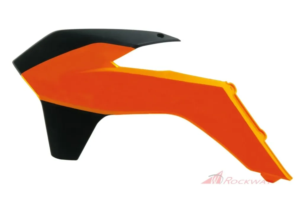 spoilery chladiče KTM, RTECH (oranžovo-černé, pár)- 5A Víkendová Akce