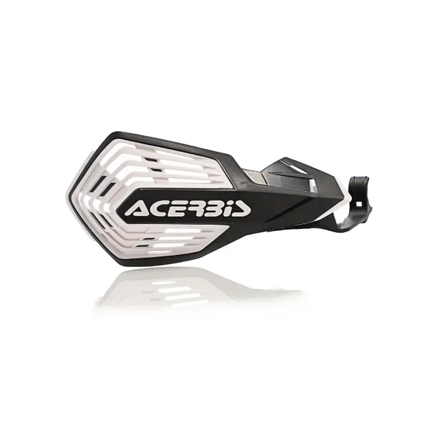 Chrániče páček Acerbis K-FUTURE pasuje na KXF250/15-20,KXF450/15-18,RMZ250/450/16-22,YZ125/250 15/24,YZF250/450 09-24 černá/bílá Výprodej