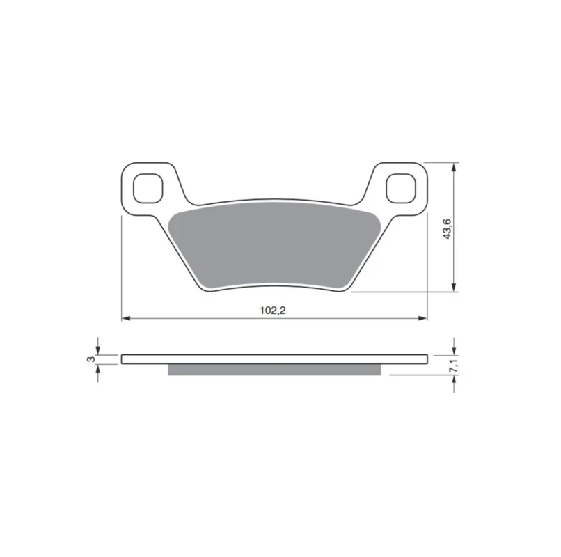 Aktuální Brzdové destičky GOLDFREN 314 S3