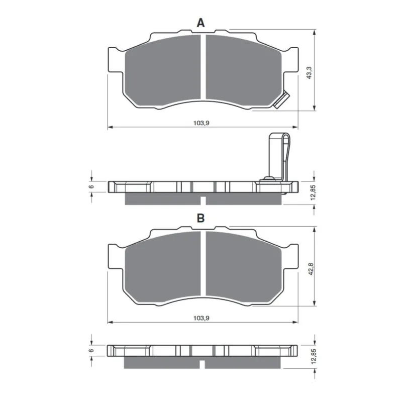 Koupit Online Brzdové destičky GOLDFREN 339 S33 OFF-ROAD FRONT