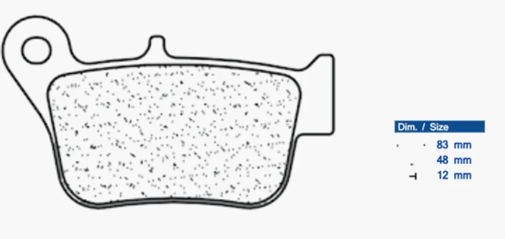 Brzdové destičky CL BRAKES 3111 MSC Novinka