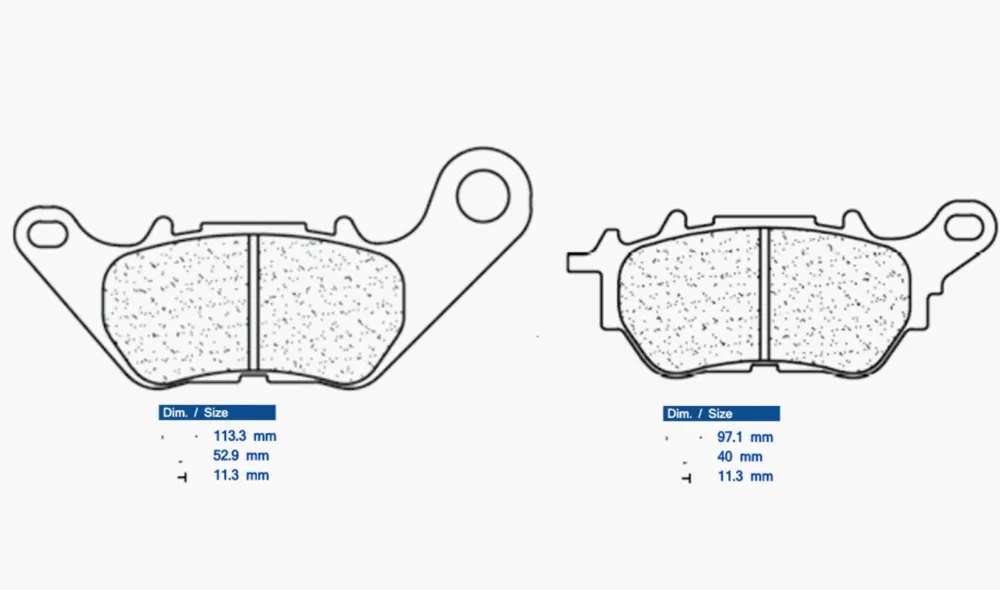 Bezpečná Platba Brzdové destičky CL BRAKES 1241 RX3