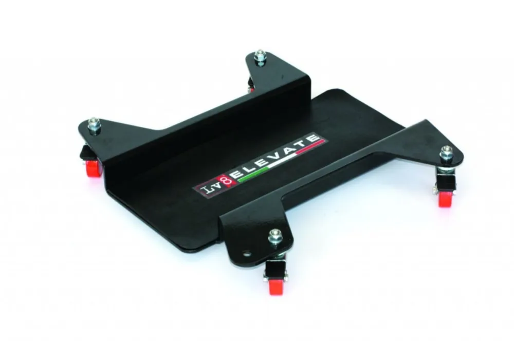 Pouze Dnes Pojezdová podložka pod zadní kolo LV8 GARAGE & TRACK E300MM+ use with all motorcycles and scooters equipped with a central stand