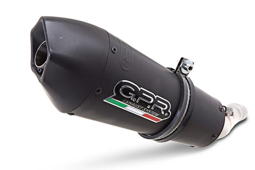 Oblíbený Koncovka výfuku Slip-on GPR NEW GRAND PRIX EVO BLACK TITANIUM D.99.GPAN.BLT Titanová matná černá zahrnuje spojovací svod a odnímatelný dB killer