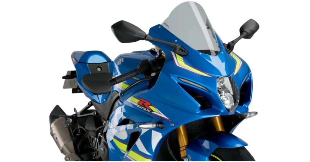 Vysoce Kvalitní PUIG plexi štít R-RACER 3631H kouřová