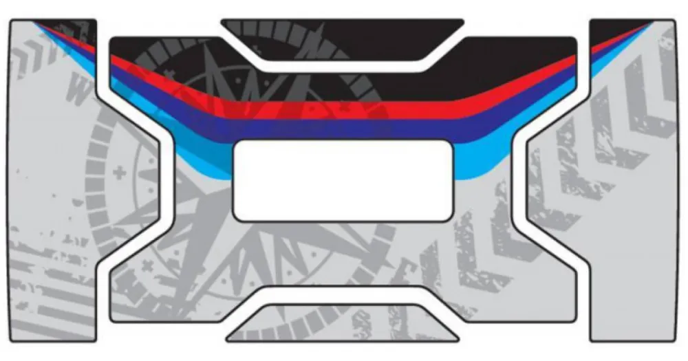 Rychlé Dodání PUIG adhesives Kit 20230N černá for BMW cases