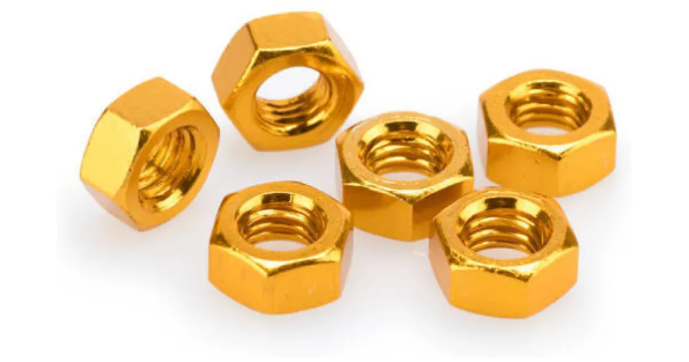 Značkový PUIG matky ANODIZED 0863G žlutá M8 (6pcs)