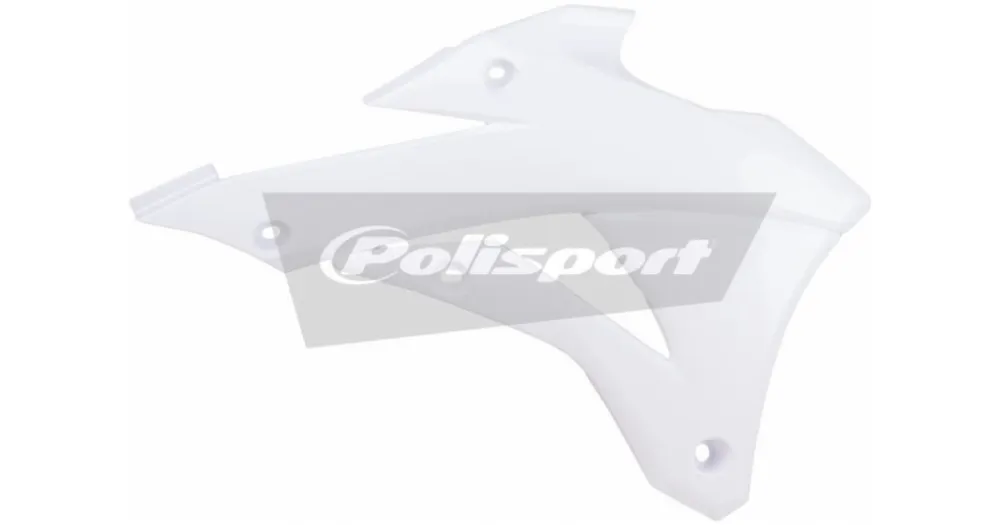 Zlevněný POLISPORT spoilery chladiče (pár) bílá