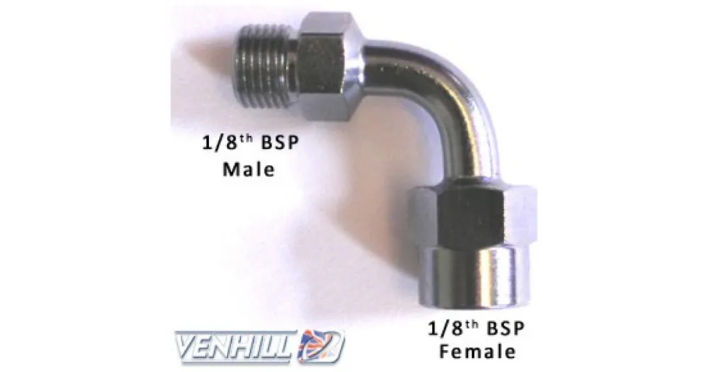 VENHILL swivel joint Venhill POWERHOSEPLUS E690 90 deg 1/8 TH BSP chrom Kup Teď