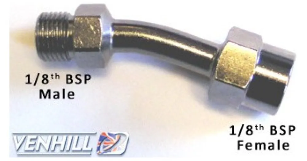 VENHILL swivel joint Venhill POWERHOSEPLUS E620 20 deg 1/8 TH BSP chrom Originální