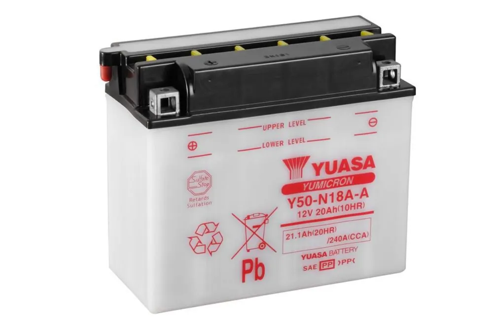 Přímo Od Výrobce Yumicron akumulátor bez kyseliny YUASA Y50-N18A-A