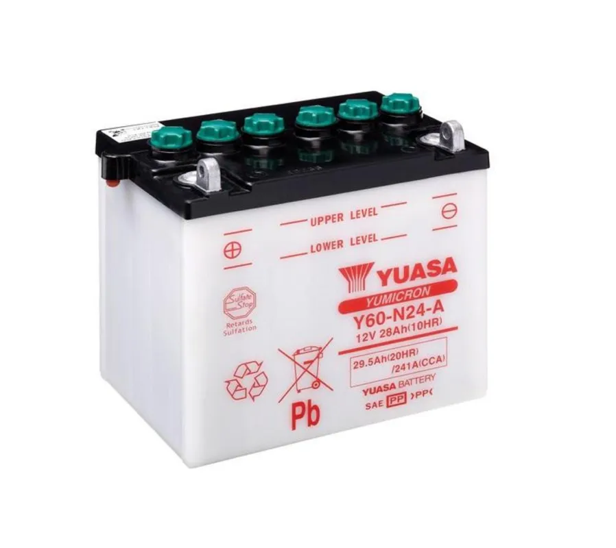 Yumicron akumulátor bez kyseliny YUASA Y60-N24-A Novinka