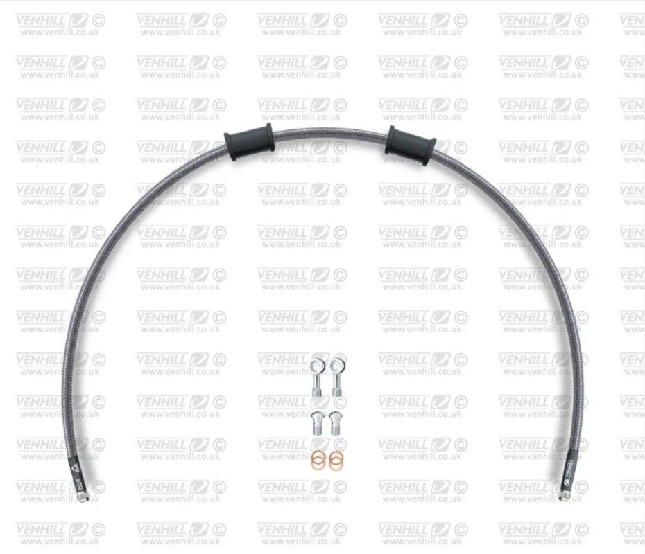 Rychlé Dodání Hadice zadní brzdy Venhill POWERHOSEPLUS HON-10007RS (1 hadice v sadě) Průhledné hadice, nerezové koncovky