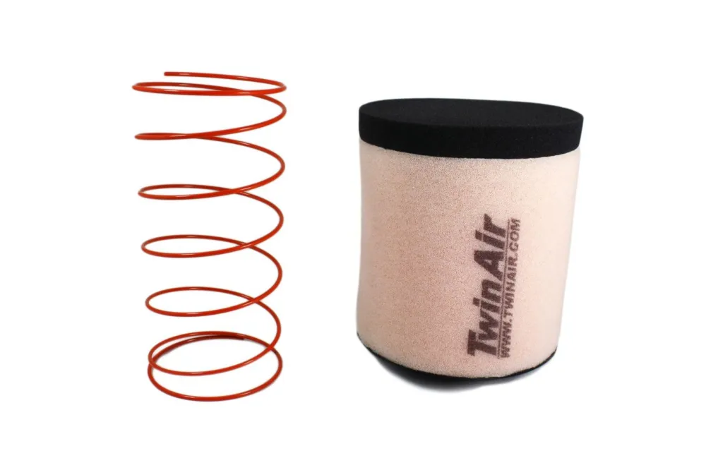 Novinka Vzduchový filtr TwinAir 156087P (Nehořlavý) s pružinou (s gumou - průměr 63mm)