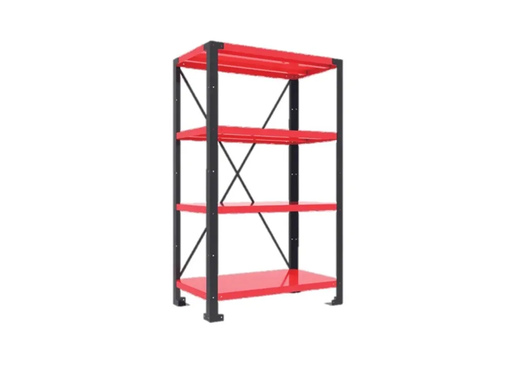 Jen Po Omezenou Doba 4 Shelves module LV8 EQSC0807.R (H2000mm x 800mm x 700mm) červená